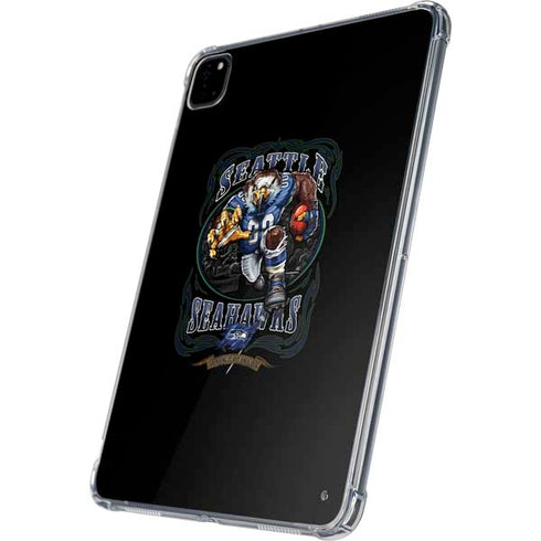Liquid Blue NFL Seattle Seahawks Running Back iPad Pro 11in (2024) Clear Case